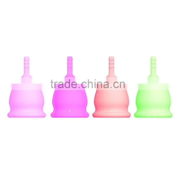 FDA Approved Soft Silicone Menstrual Cup for Medium Flow photo-2
