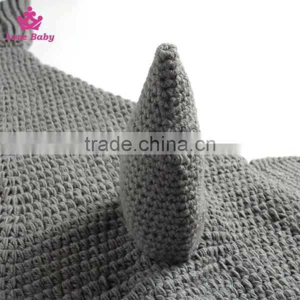 Wholesale Crochet Shark Photo Props Bag for Newborn Infant LBP20160218-17 photo-3