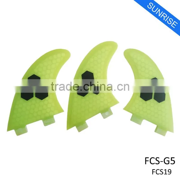 Surfing Quilhas Blue Fiberglass Fin G5 Fiber Fin Surfboard Barbatanas de Surf photo-3