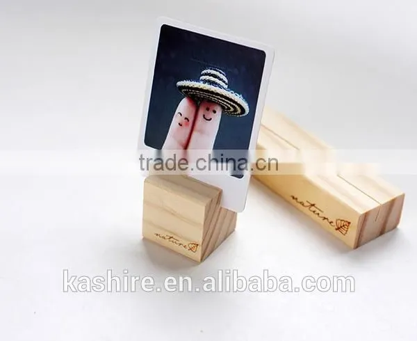 Hot Selling Wooden Name Card Clip,Promotional Sticker Note Clip photo-2