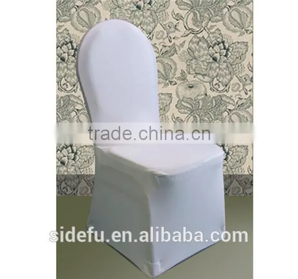 Luxury Wholesale White Lycra Spandex Chair Cover photo-2