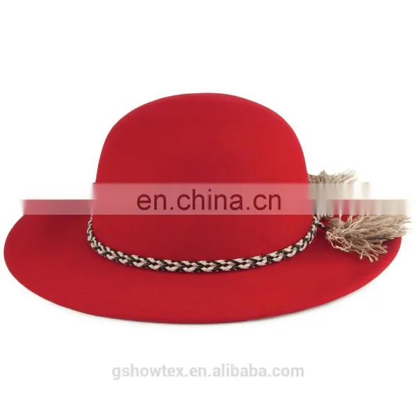 High Quality Women Wool Felt Floppy Hat