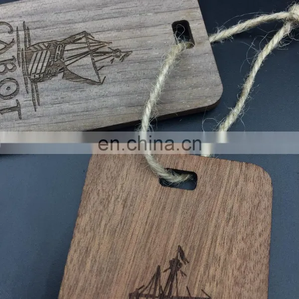 Wooden Tags for Clothing Personalized Wood Hang Tag photo-4