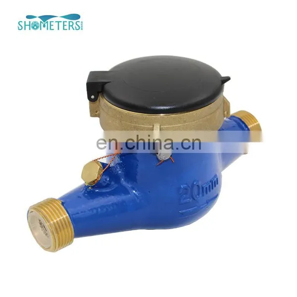 Competitive Price Brass Domestic MJ Water Meter With Pulse Output photo-5