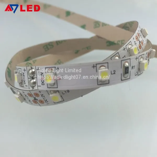 High Density 4.8w/m Ip20 Ip65 Ip68 60leds/m 3528 24v Waterproof Flexible Led Light Strip for Jewelry Showcase photo-2