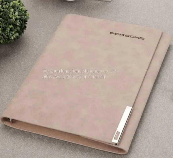 2020 New 6 Ring Bind Notebook Custom a5 Planner Kraft Diary Calendar Card Holder Logo Printing Notebook photo-5