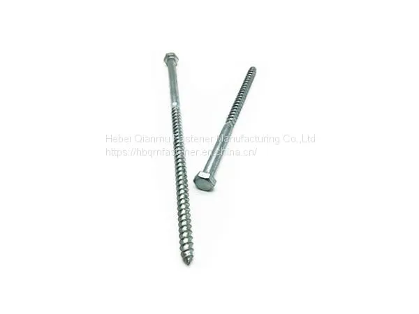 DIN571 M6 M12 Hex Head Wood Screw Fastener photo-3