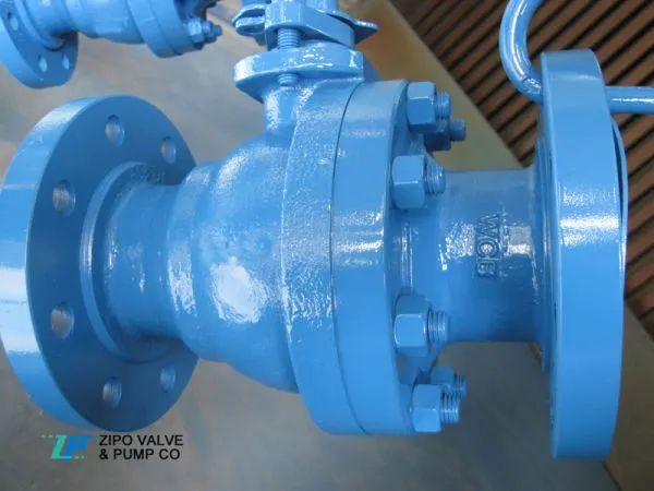 API6D Cast Steel Body Floating Ball Valve photo-1