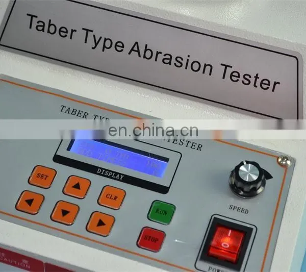 Factory Price Taber Abrasion Resistance Testing Machine/tester/ Wear Test Equipment for Leather Rubber Tire and Glass photo-5