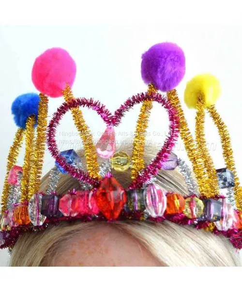 KT1601SD Make Your Own Tiara Chenille Crown photo-2
