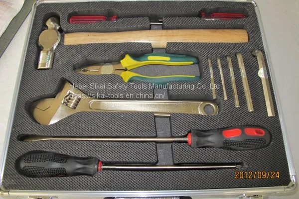 Anti Spark Hand Tools Aluminum Bronze Alloy Tools Set for Oil Gas photo-4