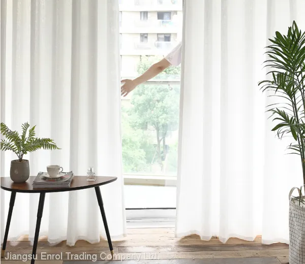 Nordic Cotton and Linen Curtain Light Transmission photo-4