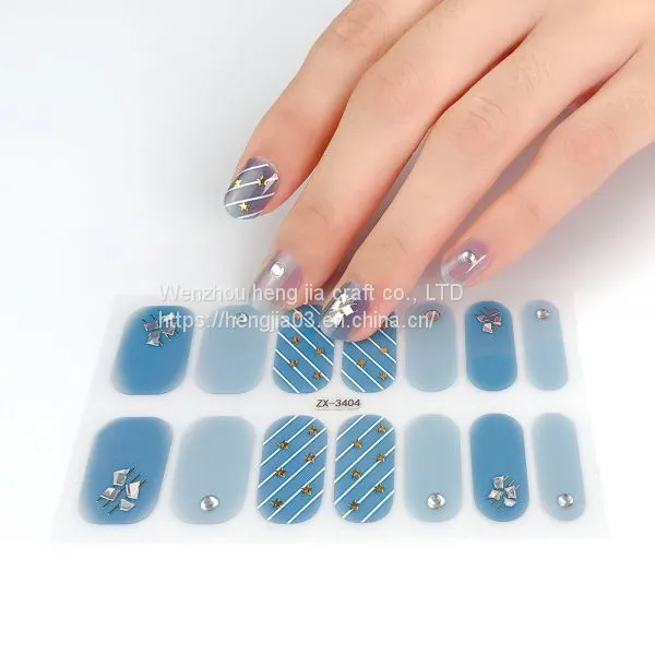 New Designs Fashion Nail Art Sticker Nails Accessories Nail Sticker From Korean Gel Nail Sticker photo-5