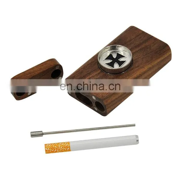 HQP-XJ21 HongQiang Wooden Custom Weed Smoking Cigarette Case Pipe Smoking Accessories Hitter Dugout photo-6