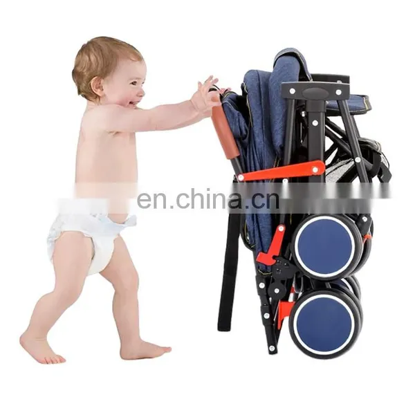 Compact Fold Portable and Towable With Low Price Infant Pushchair Baby Stroller Buggy photo-6
