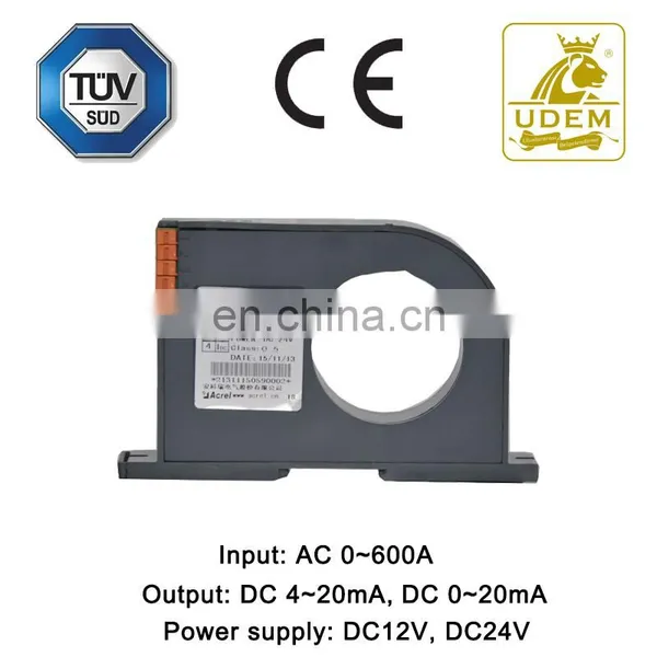 Acrel AC Current Sensor Input:0-600A Output:0-20mA/4~20mA Diameter:50mm CTs Accuracy Class 0.2 0.5 Current Transducer BA50-AI/I photo-3