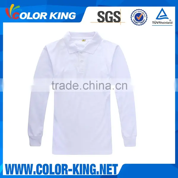 Cheap High Quality Sublimation Pique Lapel T-Shirt photo-2