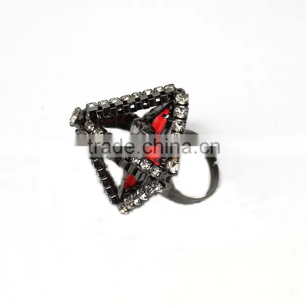 2015 Fashion 3D Hollow Diamond Ring Fashion Design Party Style Ring, Diamond Ring photo-2