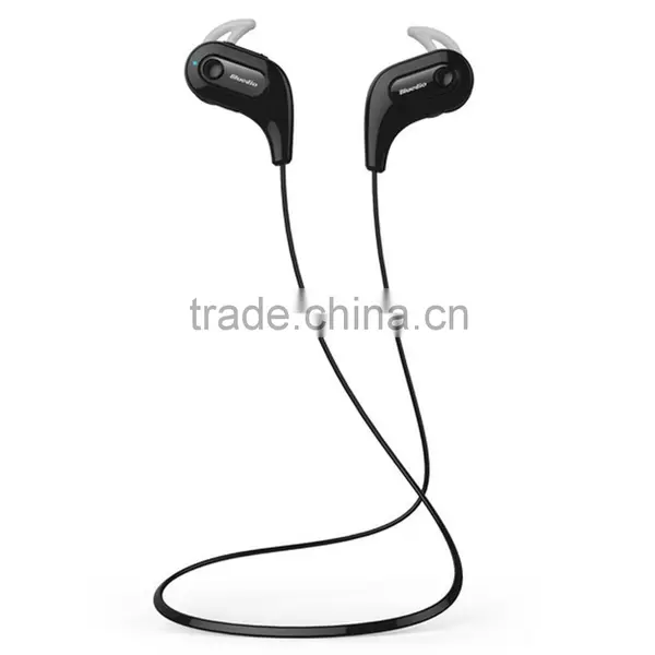 2015 Hot Sale Flat Cable Different Colorful Bluetooth Stereo Earphone photo-3