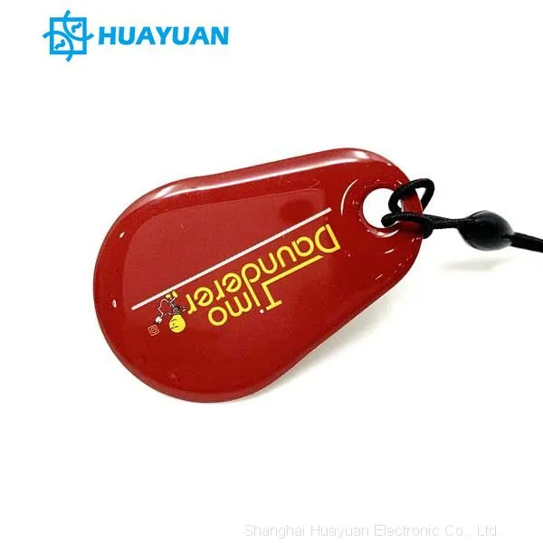 Door Access Control Plastic 13.56MHz RFID NFC Chip Epoxy Keytag photo-2