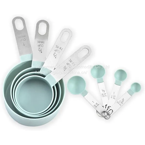 Amazon Stainless Steel Plastic Measuring Spoon Measuring Cup Multi Purpose Tool Seasoning Baking Measuring Cup photo-2