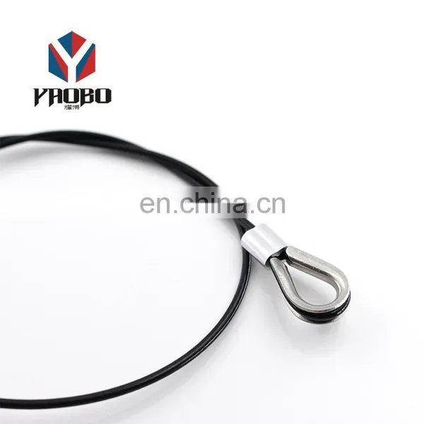 Exquisite Workmanship Keys Colored Stainless Steel Rope Thin Wire Key Ring With Screw photo-3