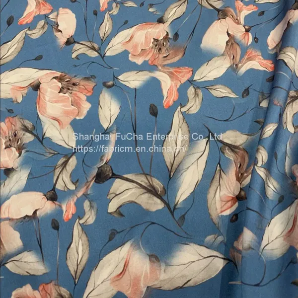 Wholesale In Stock Poplin Cotton Digital Fabric Printing Custom photo-2