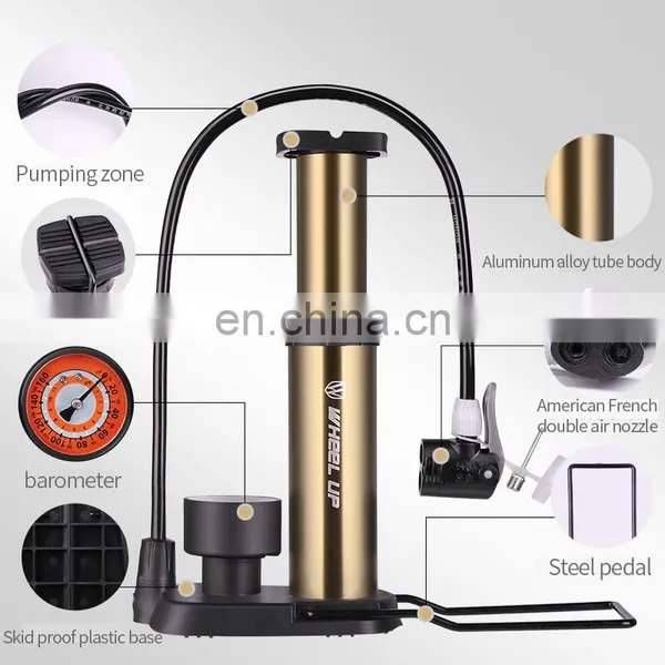 Foot Pump Mountain Bike Bicycle Electric Bicycle Pedal Air Pressure Gauge Air Pump Pump photo-3