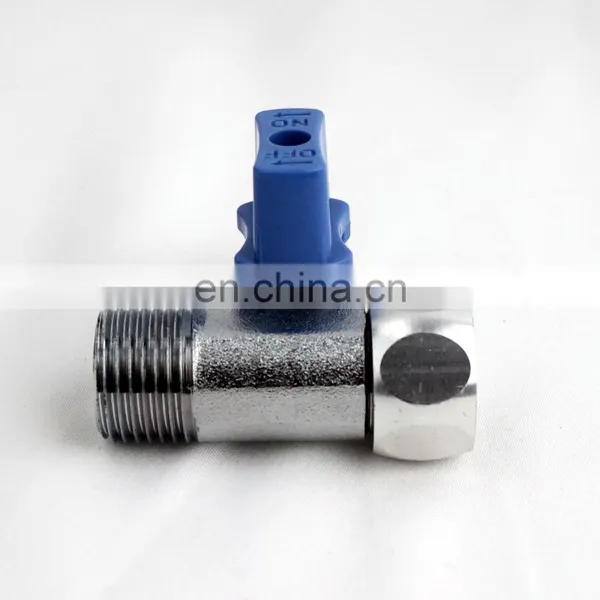 Brass 1/4 in Three-Way Ball Valve With Quick Connect and Adjustable Nut photo-4