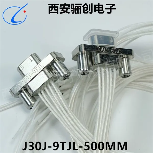 Microrectangular Connector J30J-9TJL-500MM J30J-9ZKWP14-J J30J-9ZKP-300MM photo-4