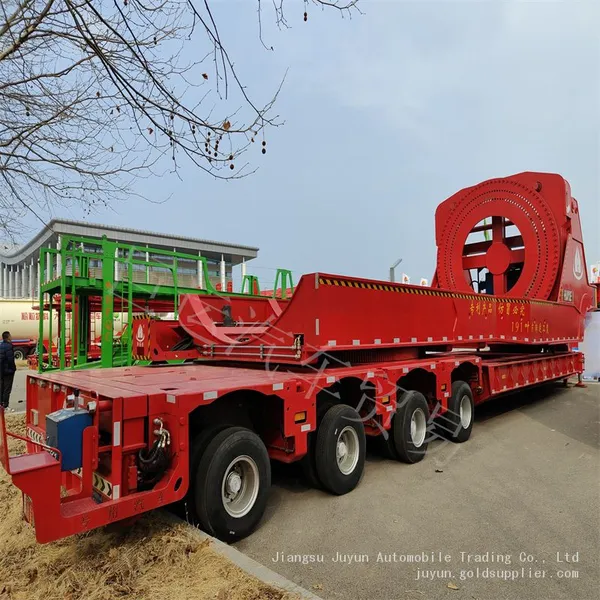 Large Cargo Transport Semi-trailer Large Item Transport Vehicle Multi Axle Semi-trailer photo-2