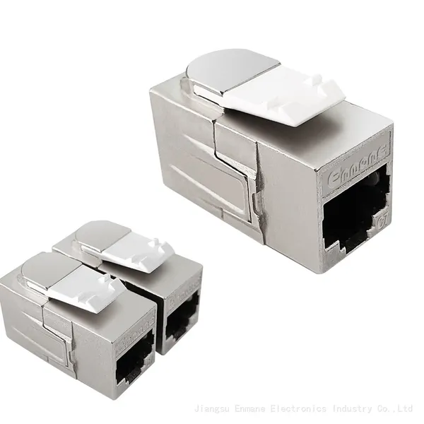 STP RJ45 Female to Female Ethernet Insert Keystone Jack Coupler