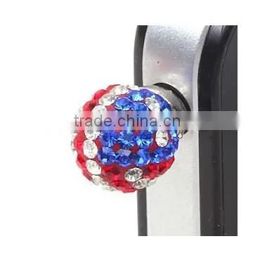 Crystal Ball Mobile Phone Anti Dust Plug in Wholesale photo-2