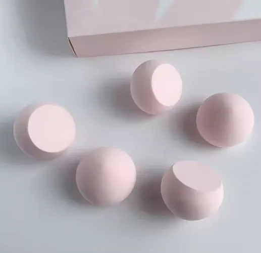 Fashion New Arrival Cosmetics Blender Puff Bread Makeup Sponges PU Become Bigger Wet Dry Use Washable Makeup Sponges photo-4