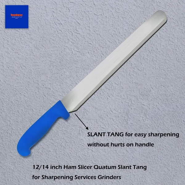 ham slicer knife flutes edge beef roast slicer knives BOLEX CUTLERY China meat processing knife