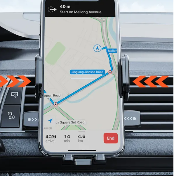 Rotating Phone Holder 360 Dashboard Car Phone Holder Air Vent Universal Accessories 2 in 1 Phone Holder photo-5
