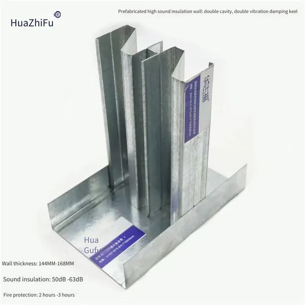 Prefabricated High-sound-insulation and Vibration-damping Z-shaped Keel, Double-cavity Chc Keel for Sound Insulation in Meeting Rooms photo-5