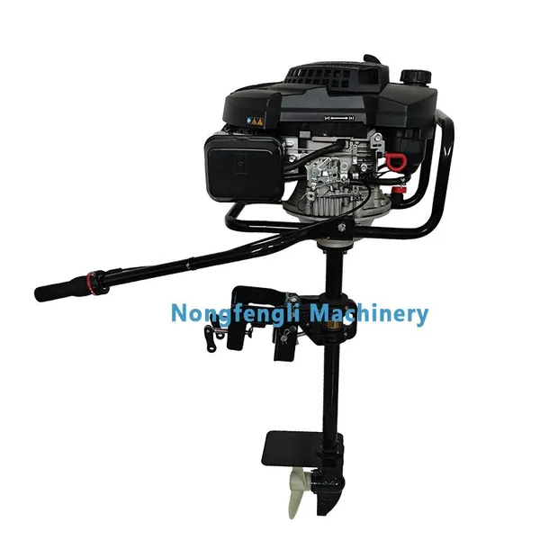 Durable Gasoline Outboard Motor for Small Fishing Boats - Fuel-Efficient & Powerful With 2-Blade Weedless Propeller photo-3
