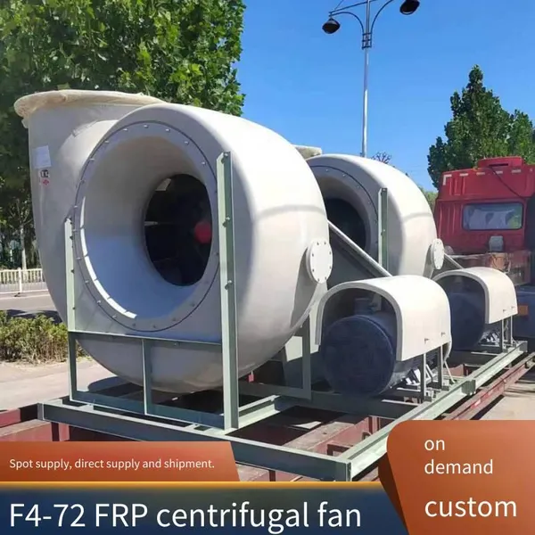 Deodorizing and Anti-corrosion Centrifugal Induced Draft Fan, Power 37kw, Outdoor Split-type Fiberglass Ventilator With Low Noise photo-4