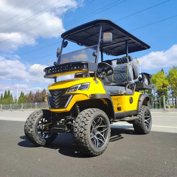 New Color Customizable Electric Scenic Sightseeing Cars and Golf Carts From Oulilang, Factory Direct Sales for Export and Foreign Trade
