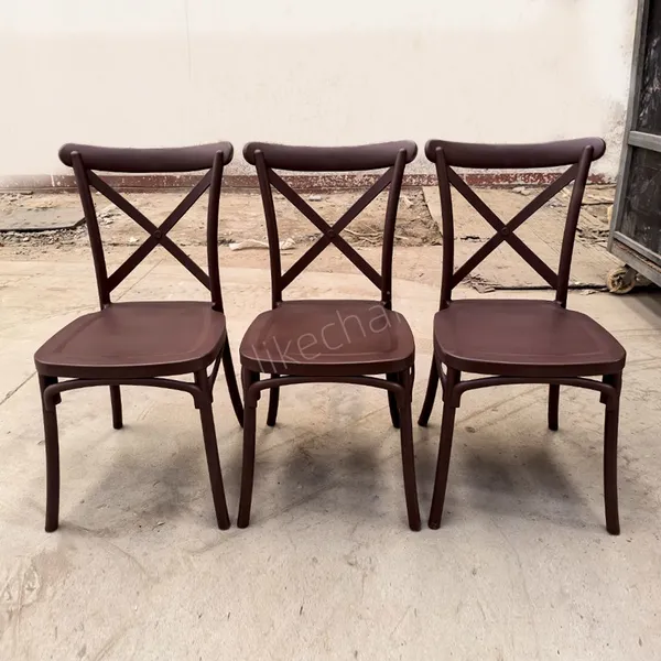 Modern Plastic X-Back Dining Chair Ergonomic Durable Custom Color Available Multi-Use Home Office Dining Bedroom Home Furniture