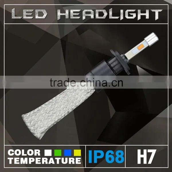 White LED Headlights 9005 H7/H8/H9/H11 Bulbs photo-6