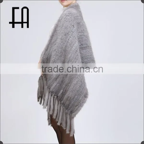 Factory Direct Wholesale Price Mink Knitted Fur Scarf /mink Fur Scarf photo-4