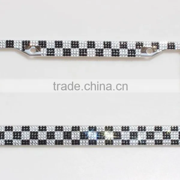 Bling Diamond License Plate Frame Custom photo-3