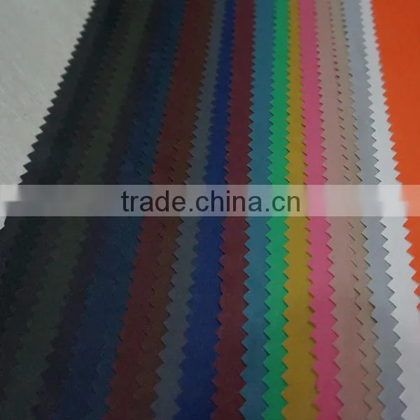 Low-elastic pu Suede Leather for Jackets