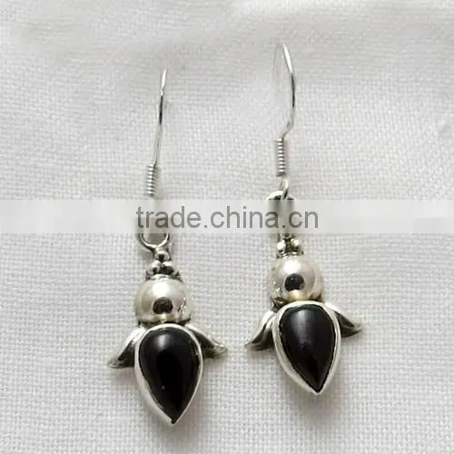 Little Garnet 925 Sterling Silver Earring, Silver Jewelry, Indian Silver Jewelry photo-6