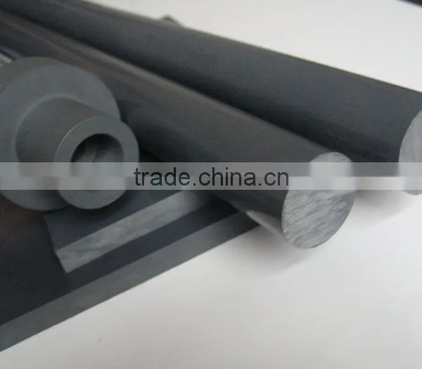 Good Electrical Insulation Surface Smooth Black Plastic Rod PVC photo-3