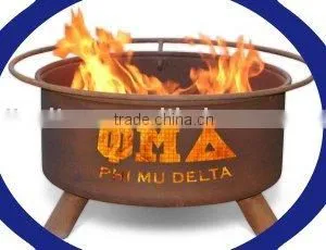 Phi Mu Delta Wooden Fireplace