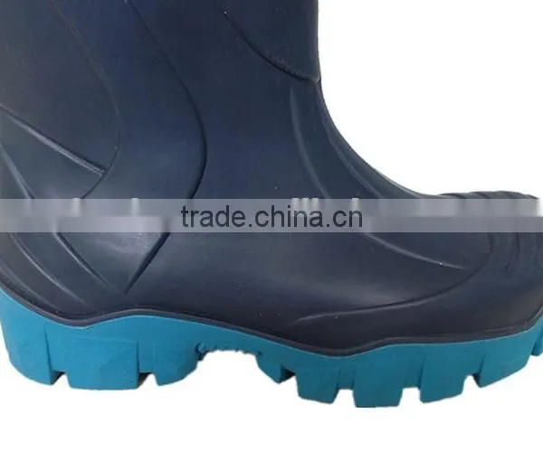 Pvc Rain Boots for Menashion  Waterproof Steel Toe Touch Work Boot 8 Inch Waterproof Hunting Boot photo-2
