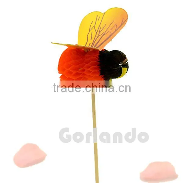 Decoration Party Bee Honeycomb Picks photo-2